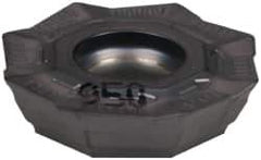 Iscar - OFMT07T3 76 Grade IC950 Carbide Milling Insert - TiAlN Finish, 0.1791" Thick, 0.7008" Inscribed Circle, 0.6mm Corner Radius - USA Tool & Supply