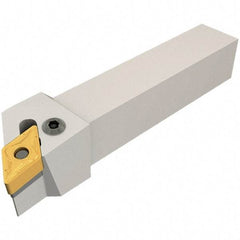 Iscar - PDJN, Left Hand Cut, 16mm Shank Height x 16mm Shank Width, Negative Rake Indexable Turning Toolholder - 100mm OAL, DNMG 1104.. Insert Compatibility, Series Isoturn - USA Tool & Supply