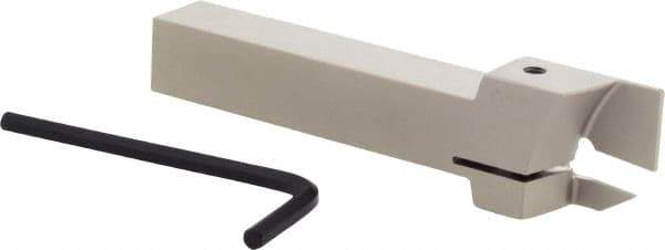Iscar - PHG, External, Left Hand, 17mm Max Depth of Cut, 2.4 to 3.18mm Groove Width, Indexable Grooving Tool Holder - GDMW 2.4 Insert Compatibility, 16mm Shank Height, 16mm Shank Width, 110mm OAL - USA Tool & Supply