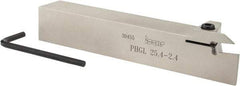 Iscar - PHG, External, Left Hand, 0.67" Max Depth of Cut, 3/32 to 1/8" Groove Width, Indexable Grooving Tool Holder - GDMW 2.4 Insert Compatibility, 1" Shank Height, 1" Shank Width, 6" OAL - USA Tool & Supply