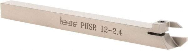 Iscar - PHS, External, Right Hand, 2.4 to 3.18mm Groove Width, Indexable Grooving Tool Holder - GDMW 2.4 Insert Compatibility, 12mm Shank Height, 12mm Shank Width, 150mm OAL - USA Tool & Supply