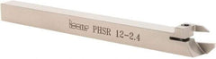 Iscar - PHS, External, Right Hand, 2.4 to 3.18mm Groove Width, Indexable Grooving Tool Holder - GDMW 2.4 Insert Compatibility, 12mm Shank Height, 12mm Shank Width, 150mm OAL - USA Tool & Supply