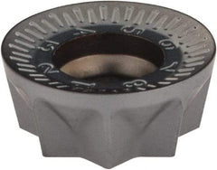 Iscar - R90MT1205 RM Grade IC328 Carbide Milling Insert - TiCN Finish, 0.1969" Thick, 12mm Inscribed Circle - USA Tool & Supply