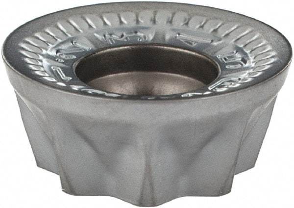 Iscar - R90MT43 RM Grade IC328 Carbide Milling Insert - TiCN Finish, 0.2126" Thick, 1/2" Inscribed Circle - USA Tool & Supply