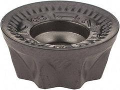 Iscar - R90MT43 RM Grade IC950 Carbide Milling Insert - TiAlN Finish, 0.213" Thick, 1/2" Inscribed Circle - USA Tool & Supply