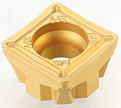 Iscar - S45MT1106 N Grade IC928 Carbide Milling Insert - TiAlN Finish, 0.236" Thick, 0.4646" Inscribed Circle, 0.78mm Corner Radius - USA Tool & Supply