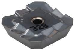 Iscar - SEKR42 HS Grade IC328 Carbide Milling Insert - TiCN Finish, 0.1252" Thick, 1/2" Inscribed Circle - USA Tool & Supply