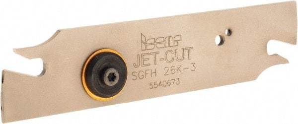 Iscar - 2.7 to 3.53mm Groove Width, Neutral Cut, SGFH Indexable Grooving Blade - GFN-A, GFN-C, GFN-J, GFN-M, GFN-U, GFN-W, GFR-U, GFR/L-C, GFR/L-J, GFR/L-W Insert Style, Series Self-Grip - USA Tool & Supply