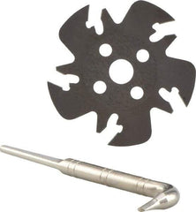 Iscar - Arbor Hole Connection, 0.5906" Depth of Cut, 63mm Cutter Diam, 0.3937" Hole Diam, 5 Tooth Indexable Slotting Cutter - SGSF Toolholder, GSF. Insert - USA Tool & Supply