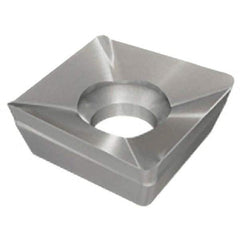 Iscar - SOMT060204 HQ Grade IC30N Carbide Milling Insert - Uncoated, 0.1008" Thick, 0.2425" Inscribed Circle, 0.4mm Corner Radius - USA Tool & Supply