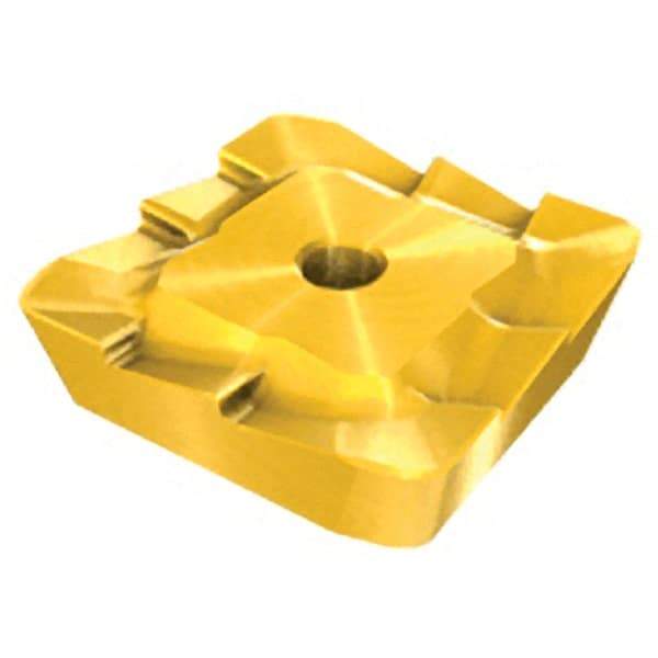 Iscar - SPKR42 HS Grade IC250 Carbide Milling Insert - TiCN/TiN Finish, 1/8" Thick, 1/2" Inscribed Circle - USA Tool & Supply