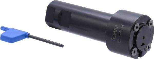 Iscar - Self-Grip 1-1/4" Drive Shank Milling Tip Insert Holder & Shank - 4.72" OAL, SW Tool Holder - USA Tool & Supply