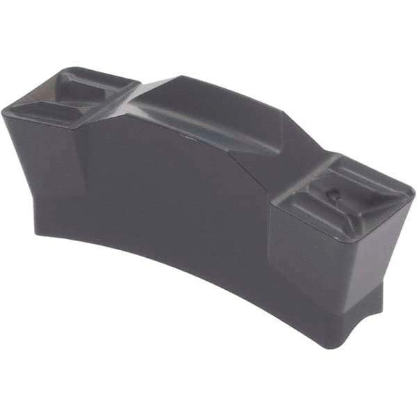 Iscar - 635080TGMF Grade IC428, 6.35mm Cutting Width Carbide Grooving Insert - 18.6mm Max Depth of Cut, Neutral, 0.8mm Corner Radius, TiC/Al2O3 Finish - USA Tool & Supply