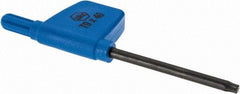 Iscar - T9 Torx Drive, Key for Indexable Grooving - Compatible with Insert Screws - USA Tool & Supply