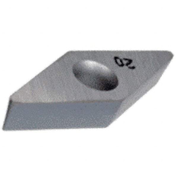 Iscar - VCMW331 Grade IC20 Carbide Turning Insert - Uncoated, 35° Diamond, 3/8" Inscr Circle, 3/16" Thick, 1/64" Corner Radius - USA Tool & Supply