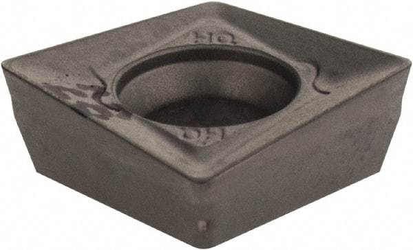 Iscar - XPMT100408 HQ Grade IC28 Carbide Milling Insert - Uncoated, 0.1622" Thick, 0.4016" Inscribed Circle, 0.6mm Corner Radius - USA Tool & Supply