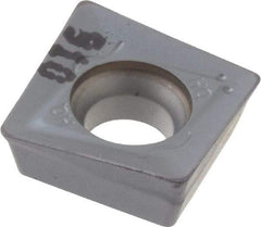 Iscar - XPMT100408 HQ Grade IC910 Carbide Milling Insert - AlTiN Finish, 0.1622" Thick, 0.4016" Inscribed Circle, 0.6mm Corner Radius - USA Tool & Supply