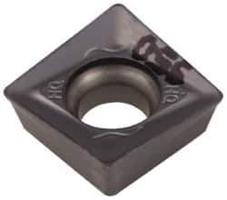 Iscar - XPMT100408 HQ Grade IC950 Carbide Milling Insert - TiAlN Finish, 0.1622" Thick, 0.4016" Inscribed Circle, 0.6mm Corner Radius - USA Tool & Supply