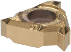 Iscar - 06IRM Internal Right Hand 48-20 Partial Profile 60° Laydown Threading Insert - Grade IC228, TiCN/TiN Coated Carbide, 3.97mm Inscribed Circle - USA Tool & Supply
