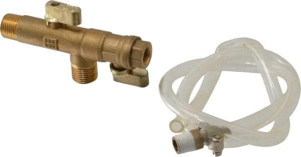 PRO-SOURCE - 1/2" Inlet, Self Cleaning Condensate Drain Kit - 1/2" NPT Outlet, 0 to 600 psi - USA Tool & Supply