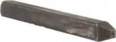 Made in USA - 1/32" Character Size, L Character, Heavy Duty Individual Steel Stamp - Steel, Individual - USA Tool & Supply