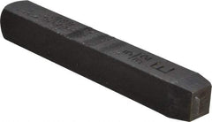 Made in USA - 5/32" Character Size, E Character, Heavy Duty Individual Steel Stamp - Steel, Individual - USA Tool & Supply