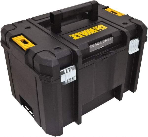 DeWALT - 1 Tray Tool Box - 17-1/4" Wide x 13" Deep x 11-7/8" High, Structural Foam, Black - USA Tool & Supply