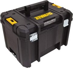 DeWALT - 1 Tray Tool Box - 17-1/4" Wide x 13" Deep x 11-7/8" High, Structural Foam, Black - USA Tool & Supply