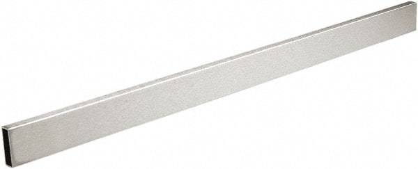 ECONOCO - 1/2" Wide, 1-1/2 High, Open Shelving Accessory/Component - Steel, Satin Chrome Finish, 24" Long, Use with 1-1/4" Hangrail Brackets - USA Tool & Supply