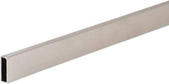 ECONOCO - 1/2" Wide, 1-1/2 High, Open Shelving Accessory/Component - Steel, Chrome Finish, 96" Long, Use with 1-1/4" Hangrail Brackets - USA Tool & Supply