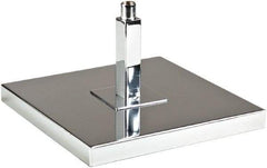 ECONOCO - 10" Wide, Open Shelving Accessory/Component - Steel, Chrome Finish, 10" Long, Use with 5/8" Flange Upright - USA Tool & Supply