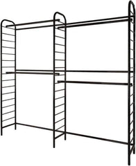 ECONOCO - 16" Wide, 88 High, Open Shelving Accessory/Component - Steel, Semi-Gloss Finish, 96" Long, Use with Ladder System - USA Tool & Supply
