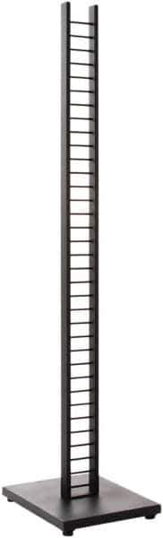 ECONOCO - 12" Wide, 54 High, Open Shelving Accessory/Component - Steel, Matte Finish, 15" Long, Use with Mini-Ladder System - USA Tool & Supply