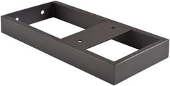ECONOCO - Black Matte Finish Anchor Bracket - 12-3/4" Long, 6" Wide - USA Tool & Supply