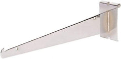 ECONOCO - Chrome Coated Shelf Bracket - 12" Long - USA Tool & Supply