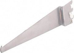 ECONOCO - Satin Chrome Coated Offset Bracket - 12" Long - USA Tool & Supply