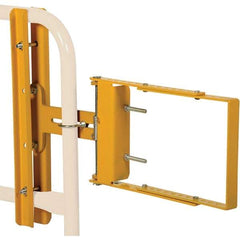 Vestil - Steel Self Closing Rail Safety Gate - Fits 16 to 26" Clear Opening, 12" Door Height, - USA Tool & Supply