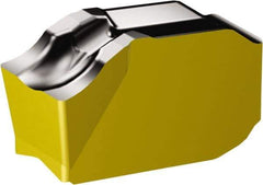 Sandvik Coromant - QDG CM 4325 Grade, 0.1181" Cutting Width, Carbide Cutoff Insert - 0° Neutral Lead Angle, 0.0079" Cnr Rad, TiCN/Al2O3/TiN Coated - USA Tool & Supply