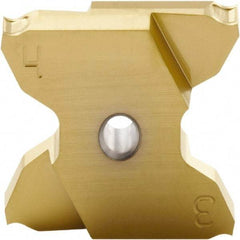 Seco - 2503005X4GKL Grade TGH1050, 0.02" Cutting Width Carbide Grooving Insert - 0.102" Max Depth of Cut, Left Hand, 0.05mm Corner Radius - USA Tool & Supply