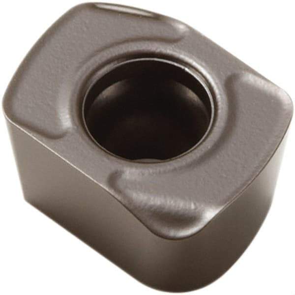 Seco - LPHT05T210 Grade T350M Carbide Milling Insert - TiCN/Al2O3 Finish, 1/8" Thick, 1/4" Inscribed Circle - USA Tool & Supply