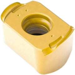 Seco - LOHT060310 Grade F40M Carbide Milling Insert - TiAlN/TiN Finish, 1/8" Thick, 1/4" Inscribed Circle - USA Tool & Supply
