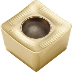 Seco - SCET120612 Grade MS2050 Carbide Milling Insert - TiAlN/NbN Finish, 1/4" Thick, 1/2" Inscribed Circle - USA Tool & Supply