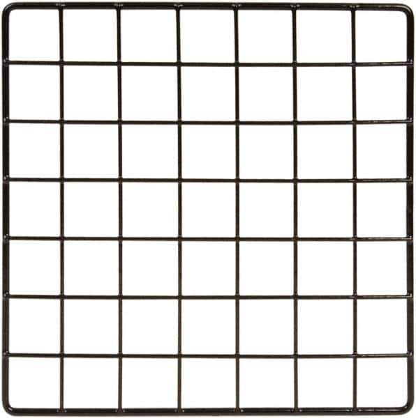 ECONOCO - 10" Wide, Open Shelving Accessory/Component - Steel, 10" Long, Use with Grid Panels & Cubbies - USA Tool & Supply