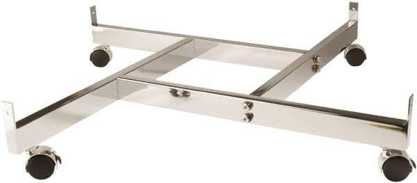 ECONOCO - Open Shelving Accessory/Component - Steel, Chrome Finish, 24" Long, Use with Grid Panels - USA Tool & Supply