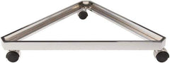 ECONOCO - Open Shelving Accessory/Component - Steel, Chrome Finish, 24" Long, Use with Grid Panels - USA Tool & Supply