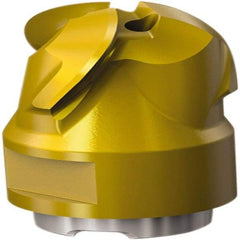 Seco - MP12 Grade F40M Carbide Ball Nose Milling Tip Insert - 3 Flutes, 1/2" Cutting Diam, 8mm Depth of Cut, 1/4" Cnr Rad - USA Tool & Supply