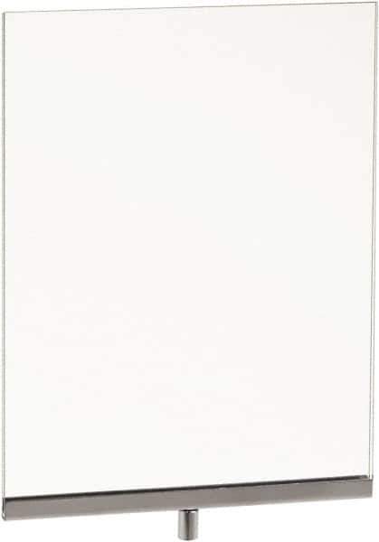 ECONOCO - 8-1/2 Inch Wide x 11 Inch High Sign Compatibility, Acrylic Square Frame Sign Holder - Clear, 11 Inch Holder Height, Holds 1 Sign - USA Tool & Supply