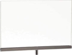 ECONOCO - 11 Inch Wide x 7 Inch High Sign Compatibility, Acrylic Square Frame Sign Holder - Clear, 7 Inch Holder Height, Holds 1 Sign - USA Tool & Supply