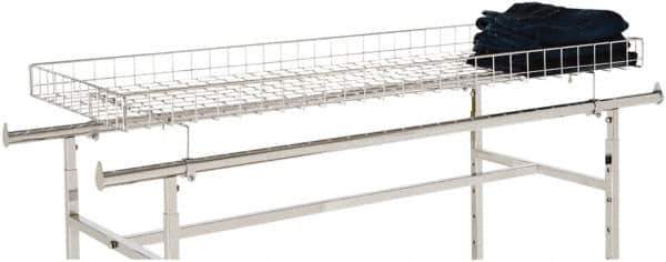 ECONOCO - Chrome Grid Basket Rack Topper - 22-1/2" Wide x 2-3/4" High - USA Tool & Supply