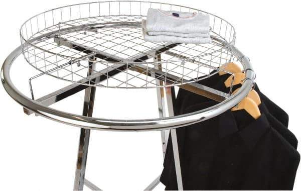 ECONOCO - Chrome Grid Basket Rack Topper - 30" Wide - USA Tool & Supply